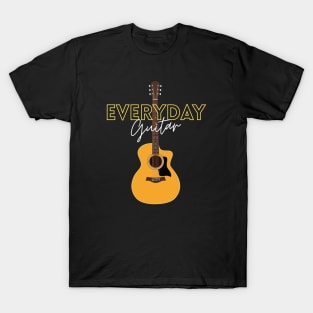 Everyday Guitar Acoustic Guitar T-Shirt